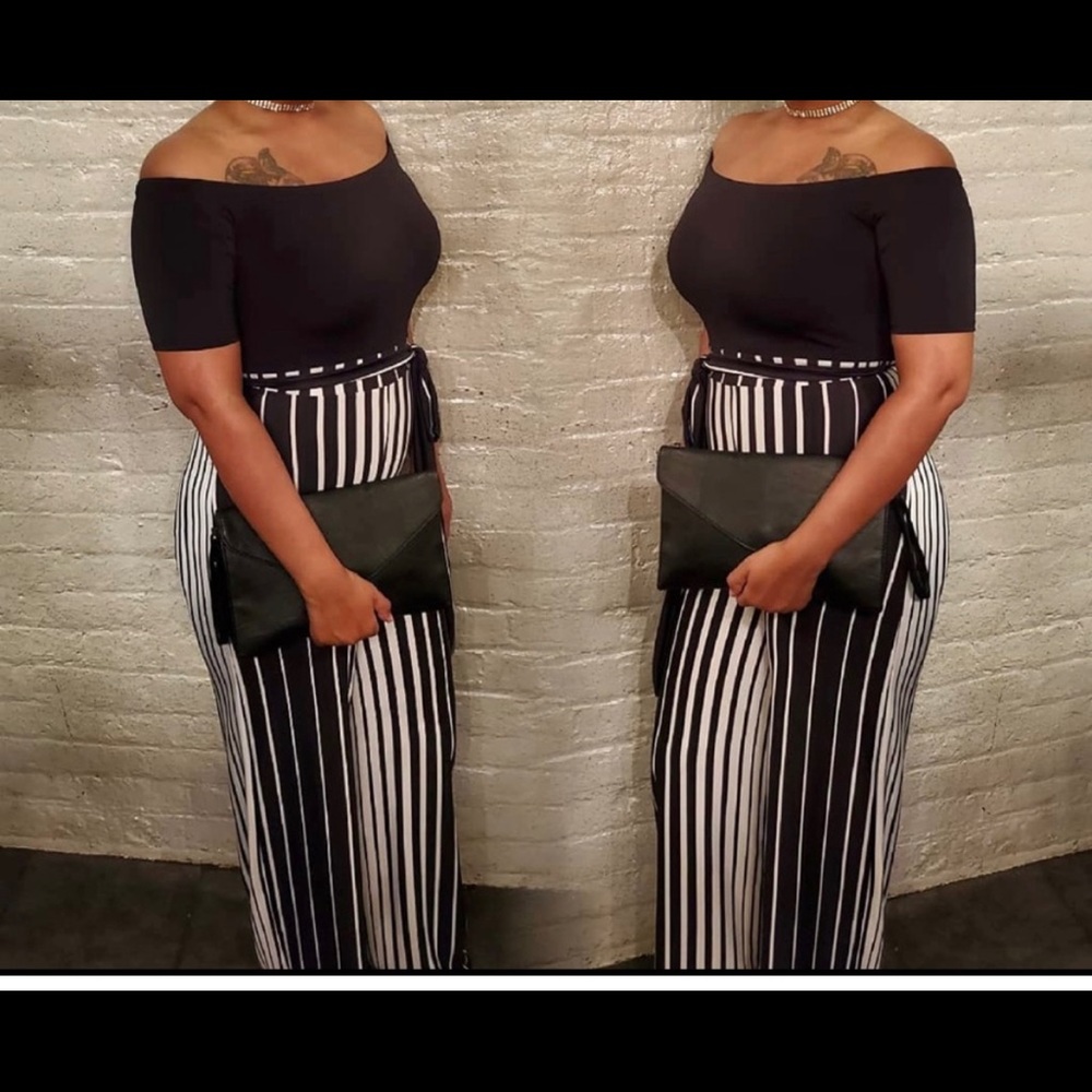 Jumpsuit . Size Large. Stretch material. Worn once